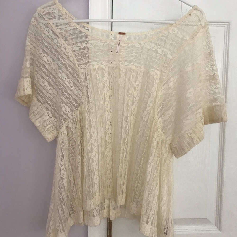 Free People Lace Top XS